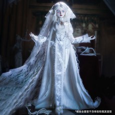 BJD娃娃 四分 塞拉潘 修女 樹脂山羊 sd手工女娃 44cm 全套, 1個, 4分 塞拉潘 套餐C