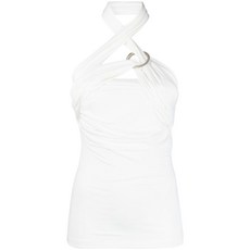 아티코 드레이프 홀터넥 탑