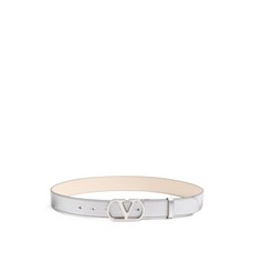 발렌티노 가라바니 브이로고 시그니처 레더 벨트