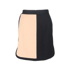 미쏘니 중고 컬러 블록 미니 스커트