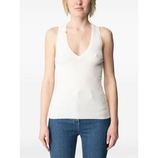 엘리자베타프랑키 V넥 골지 탑