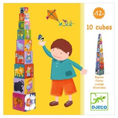 Djeco 智荷 好玩疊疊屋 認知學習 小肌肉發展 疊疊樂, 1個