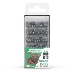 AKBIT0001 仿真植物草叢模型 - 地台裝飾草皮 模型場景配件, 1個