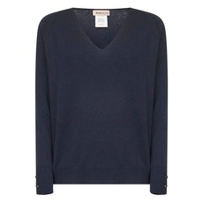 블랑카비타 V넥 래글런 소매 스웨터