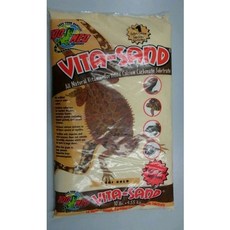 Zoo Med VITA-SAND 爬蟲鈣砂 10磅, 1個, 金黃色