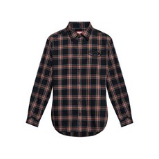 디젤 자수 플레이드 셔츠