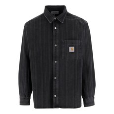 칼하트윕 스트라이프 포켓 코튼 티셔츠