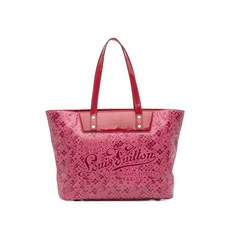 루이 비통 중고 2010 무라카미 다카시 코팅 캔버스 코스믹 블라썸 PM 토트 백