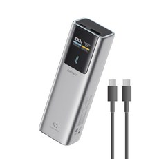 CUKTECH 酷態科 10號 150W 行動電源 10000mAh 可充筆電 可上飛機, 鈦灰色 (Wh+CCC)