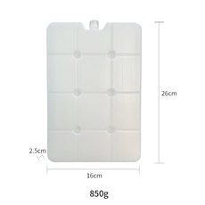 降溫冰板 便攜式冷敷冰寶 850g, 白色含冰晶粉, 2個
