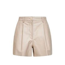 파로쉬 레더 플리츠 쇼츠