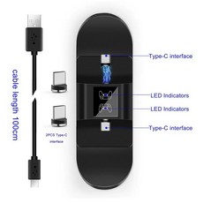PS5 Dual Sense 磁吸手把充電座 適用於 PS5 控制器, 1個, PS5磁吸手把充電座, DS5