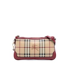 버버리 중고 2000-2017 헤이마켓 체크 코팅 캔버스 페이턴 크로스 백