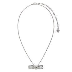 베르사체 지아니 리본 크리스털 펜던트 네크리스