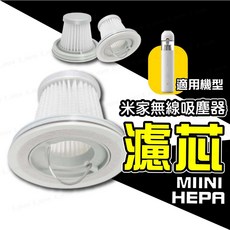 小米 隨手吸塵器專用濾芯 HEPA可水洗 副廠耗材, 1個, 米家吸塵器專用濾網