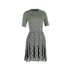 미쏘니 중고 자카드 패턴 니트 드레스