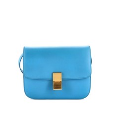 셀린느 중고 Classic Box Bag Smooth Leather Medium crossbody bag
