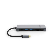 Soodatek Type C 轉 HDMI 4K 多功能鋁合金轉接器 適用於 Macbook, 1個