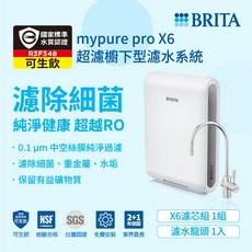BRITA mypure pro X6 超濾櫥下型淨水系統, 1個