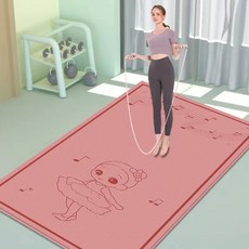 【瑜伽墊】瑜伽墊女生專用健身墊子防滑加厚初學者減震隔音運動瑜伽地毯家用, 瑜伽-可愛小鴨子灰(升級硅膠底),80x120cm(加厚隔音), 1個