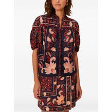 팜리오 플로럴 버튼 탑