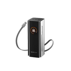 ECOFLOW 超充艙行動電源 內建伸縮線 智能顯示 多設備兼容, 電光銀, RAPID RPO