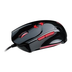 Thermaltake 曜越 閃獵智能滑鼠 人體工學設計 精準追蹤 自定義按鍵, MO-TRP-WDLOBK