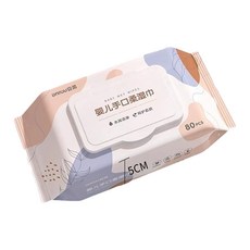 鑫菲 嬰兒手口柔濕巾, 1個, 鑫菲款80抽