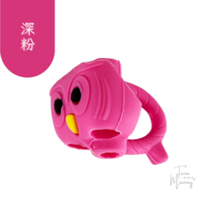 Mr. Pen 貓頭鷹握筆器 三指握筆器 左右手適用 多色可選, 深粉, 1個