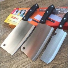 陽江巧夫人 廚房3件寶 刀具組, 不銹鋼刀套裝廚房刀具不銹鋼三件套裝菜刀切片刀片刀禮品套刀, 1個