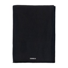 핀코 로고 패치 골지 스카프