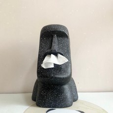 復活石人紙巾盒 鼻子款 創意擺件 抽紙盒, 1個, N/A