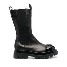 필립플레인 헥사곤 가죽 바이커 부츠