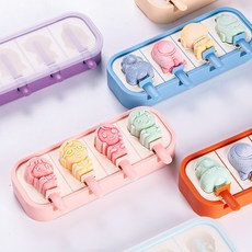 冰淇淋冰棒模具 雪糕果凍矽膠模具 安全無毒 DIY自製冰品, 1個, 2#一家人