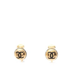 샤넬 중고 1986-1988 코코 마크 스터드 이어링