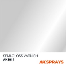 AK Sprays AK1014 半光澤噴漆 400ml, 1個