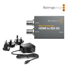 Blackmagic 黑魔法 Micro Converter 迷你轉換器 含電源 可刷卡, 1個, HDMI轉SDI 轉換器, HDMI轉SDI 轉換器