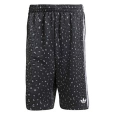 아디다스 레오파드 프린트 스트라이프 트랙쇼츠