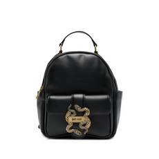 저스트까발리 스네이크 아플리케 백팩