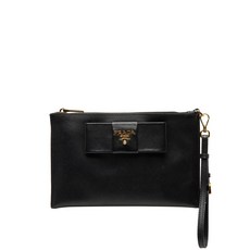 프라다 중고 2013-2025 사피아노 보우 클러치