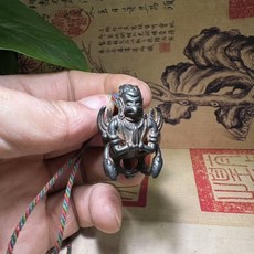 藏傳天鐵小元素吊墜掛件, 如圖所示, 1個