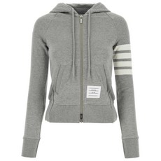 톰 브라운 엔지니어 4-바 스트라이프 집업 후디