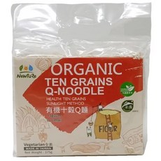 NewTuRe 有機五行刀削麵/十穀Q麵/十穀刀削麵 375g 全素, 1個, 十穀Q麵-紅