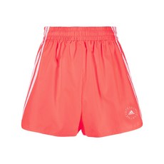 스텔라매카트니 스텔라 매카트니 로고 프린트 하이웨이스트 러닝 쇼츠