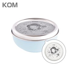 KOM-316全不鏽鋼-夢想系列-彩色磨砂隔熱碗(3色)/贈小湯匙, 1個