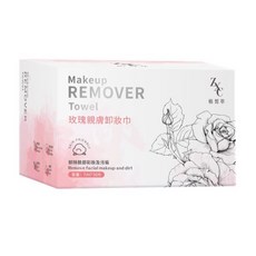 ZXC植皙萃 玫瑰親膚卸妝巾 無酒精 無香精 快速卸妝, 1個, 玫瑰親膚卸妝巾/1盒