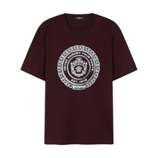 베르사체 체인 크레스트 티셔츠