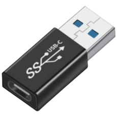 轉接頭 OTG PD轉USB, 1個, 黑殼USB公 轉 TYPE_C母