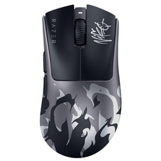 Razer 雷蛇 DeathAdder V4 Pro 煉獄奎蛇 NiKo聯名 無線電競滑鼠 電競滑鼠 雙模連線 超輕量, 灰, 主商品+送素面鼠墊