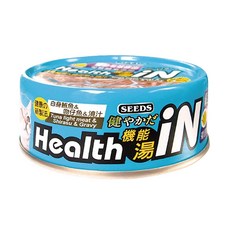 惜時 IN機能湯 澆汁貓餐罐, 80g, 24罐, 白身鮪魚 + 吻仔魚 + 澆汁